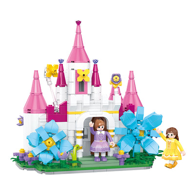 COGO 502PCS Fairytale Flower Castle Building Blocks Toys