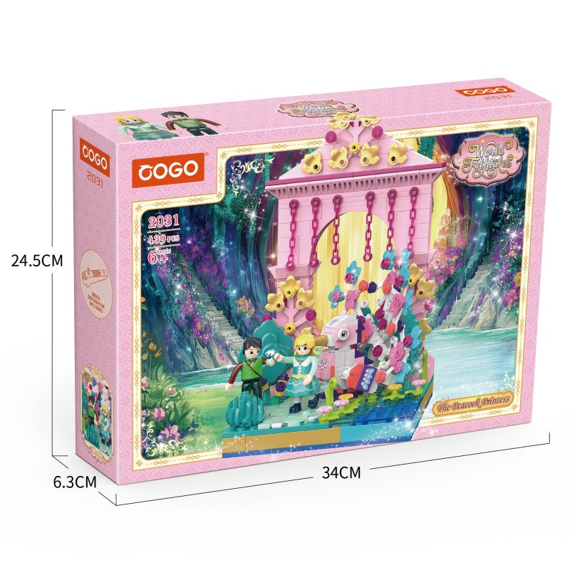 COGO 439PCS World Folktales Series Princess Building Blocks Toys