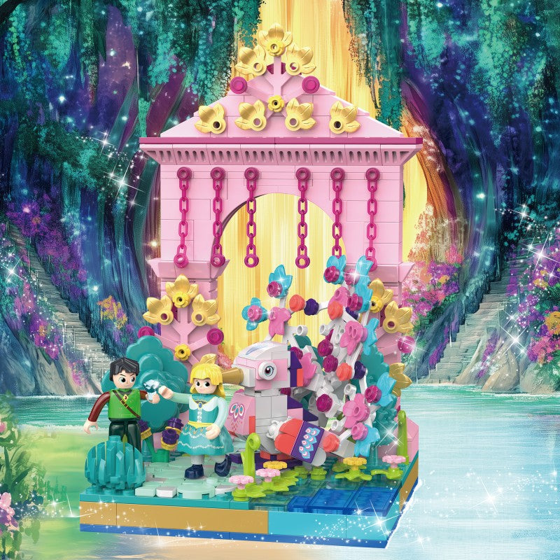 COGO 439PCS World Folktales Series Princess Building Blocks Toys