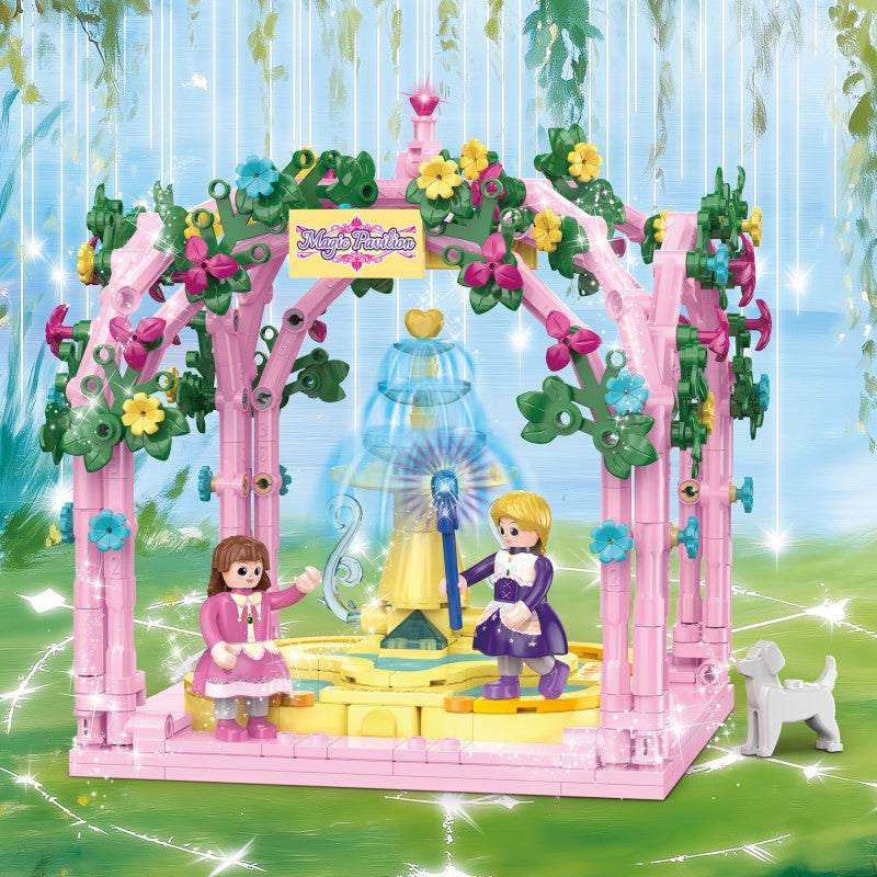 COGO 611PCS World Folktales Series Princess Building Blocks Toys