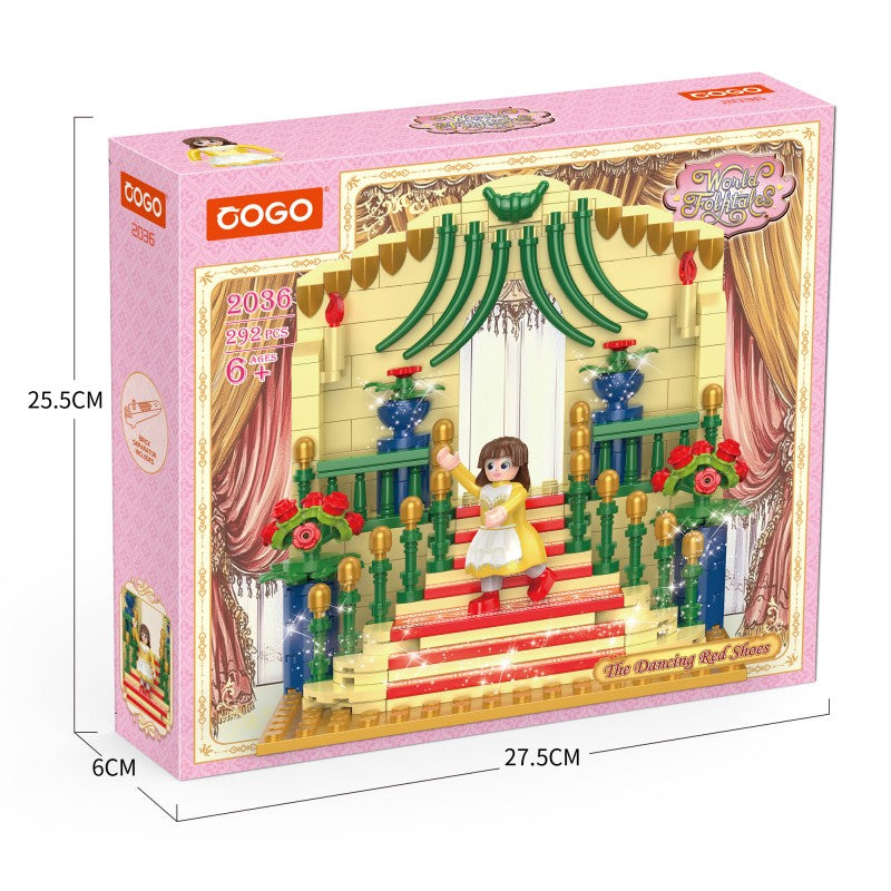 COGO 291PCS World Folktales Series Girls Building Blocks Toys