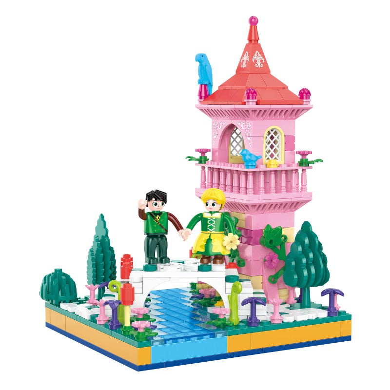 COGO 409PCS World Folktales Series Princess Building Blocks Toys