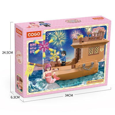 COGO 470PCS World Folktales Series Princess Building Blocks Toys