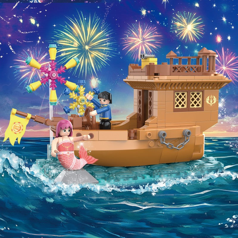 COGO 470PCS World Folktales Series Princess Building Blocks Toys