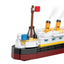 COGO 290PCS Creative Ornamental Boat Building Block Toys