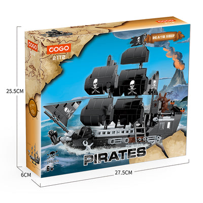 COGO 298PCS Creative Ornaments Sailing Block Toys