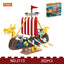 COGO 302PCS Creative Ornamental Boat Building Block Toys