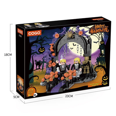 COGO 252PCS Happy Halloween Series Girls Building Blocks Toys