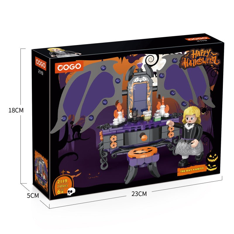 COGO 255PCS Happy Halloween Series Girls Building Blocks Toys