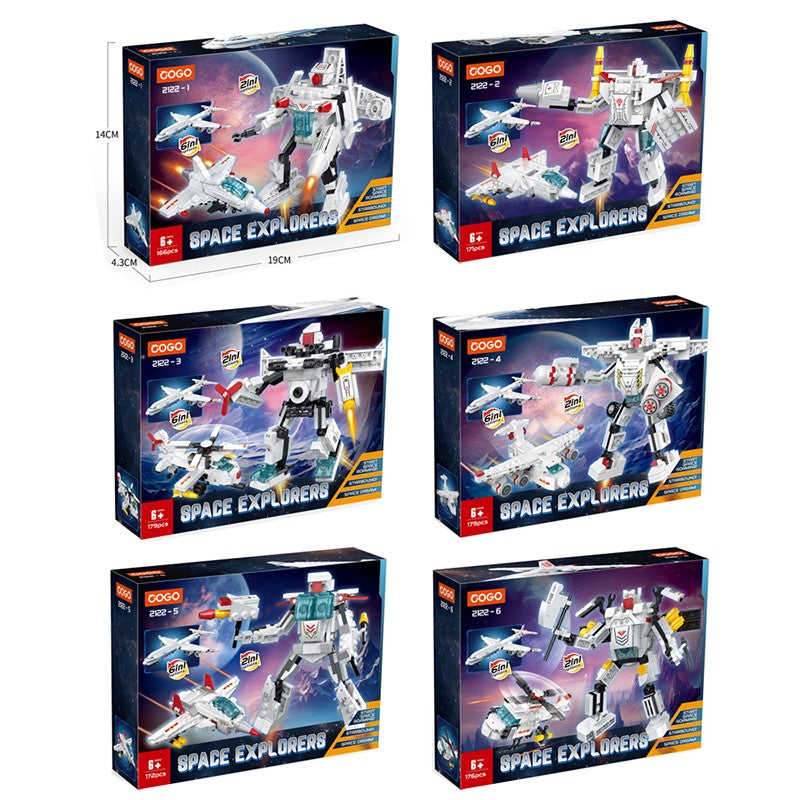 COGO Six Changeable Set Building Block Toys