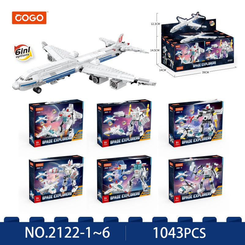 COGO Six Changeable Set Building Block Toys
