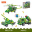 COGO 345PCS Creative Player Transformation Military Series Building Blocks Toys