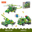COGO 308PCS Creative Player Transformation Military Series Building Blocks Toys