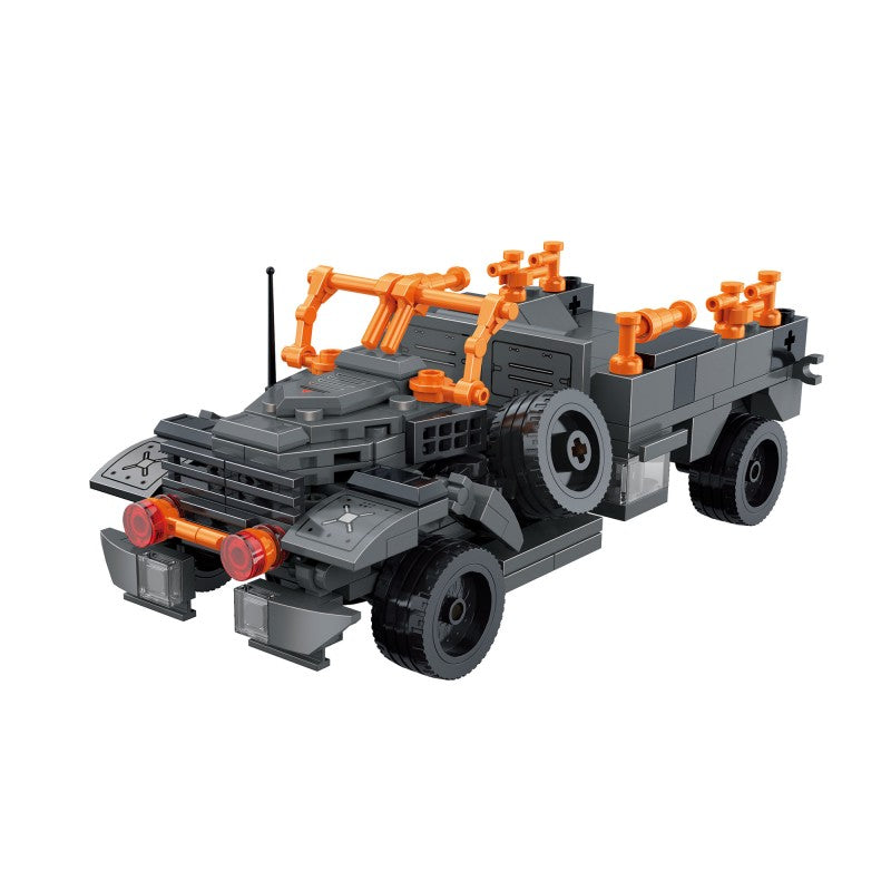 COGO 340PCS Creative Player Transformation Military Series Building Blocks Toys