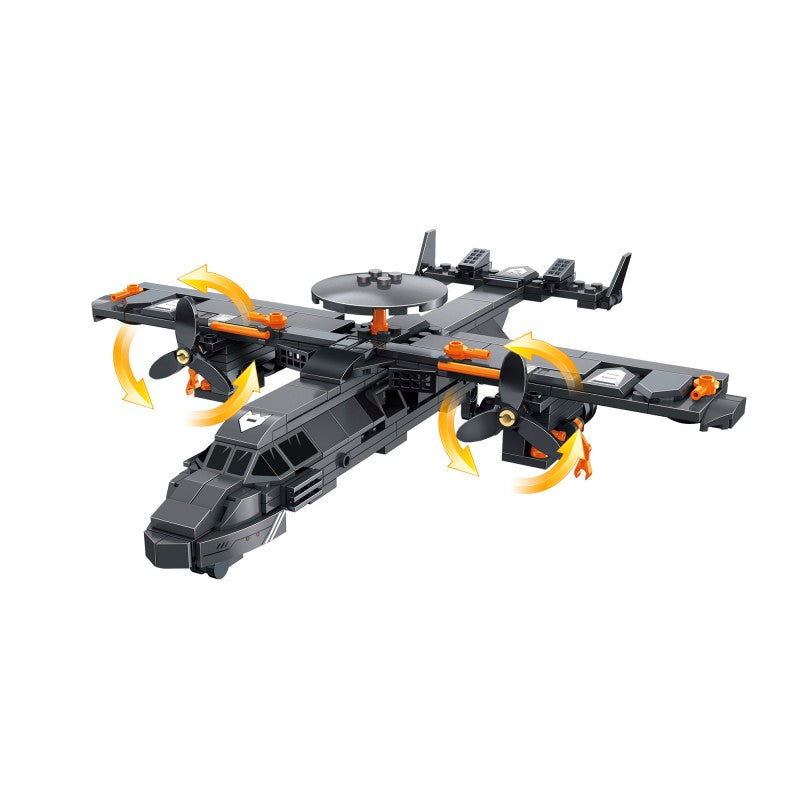COGO 340PCS Creative Player Transformation Military Series Building Blocks Toys