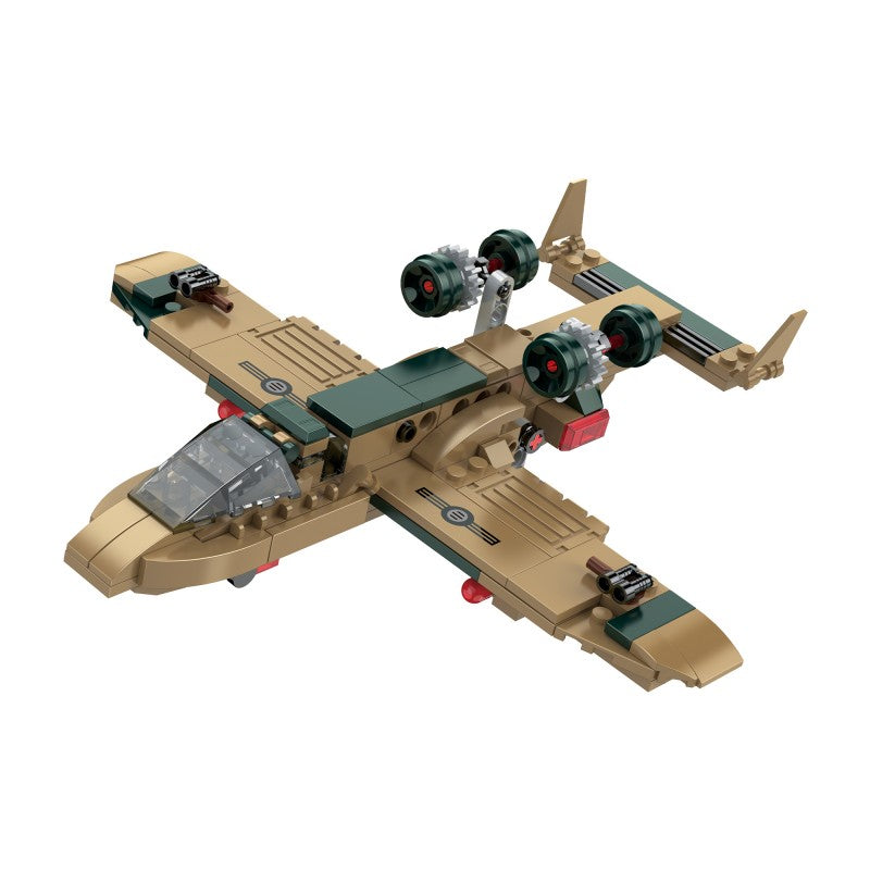 COGO 340PCS Creative Player Transformation Military Series Building Blocks Toys