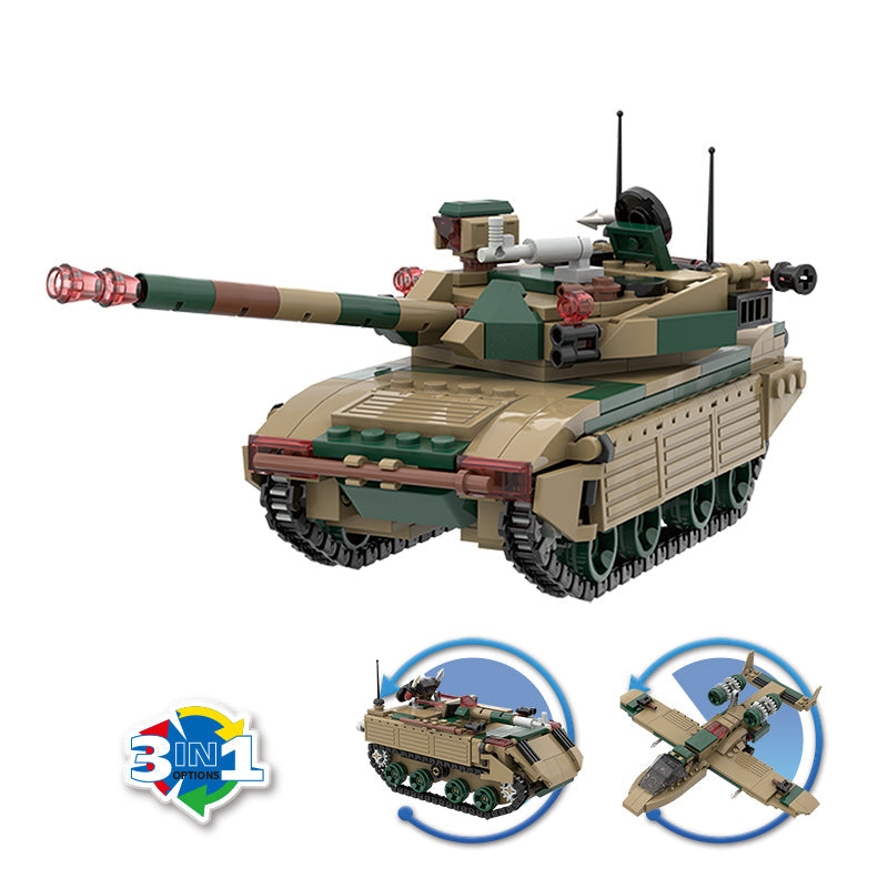 一变三军事5系列小颗粒积木/345PCS
