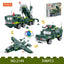 COGO 346PCS Creative Player Transformation Military Series Building Blocks Toys