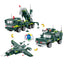 COGO 346PCS Creative Player Transformation Military Series Building Blocks Toys
