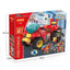 COGO 280PCS Creative Player Transformation Fire Fighting Series Building Blocks Toys