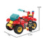 COGO 265PCS Creative Player Transformation Fire Fighting Series Building Blocks Toys