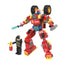 COGO 265PCS Creative Player Transformation Fire Fighting Series Building Blocks Toys
