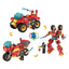 COGO 280PCS Creative Player Transformation Fire Fighting Series Building Blocks Toys