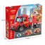 COGO 350PCS Creative Player Transformation Fire Fighting Series Building Blocks Toys