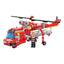 COGO 369PCS Creative Player Transformation Fire Fighting Series Building Blocks Toys