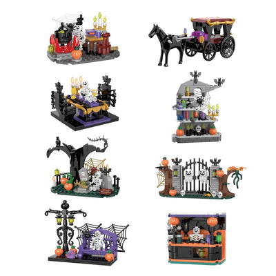 COGO 875PCS Happy Halloween Series Building Blocks Toys