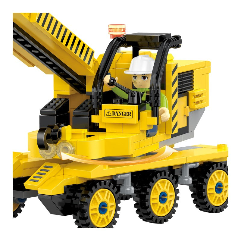 COGO 329PCS Creative Player Series Engineering Vehicle Building Blocks Toys
