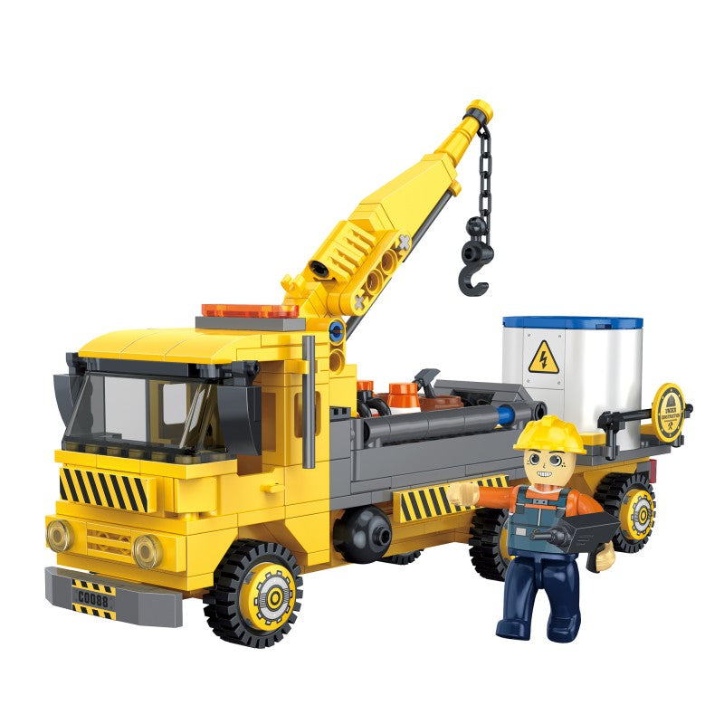 COGO 345PCS Creative Player Series Engineering Vehicle Building Blocks Toys