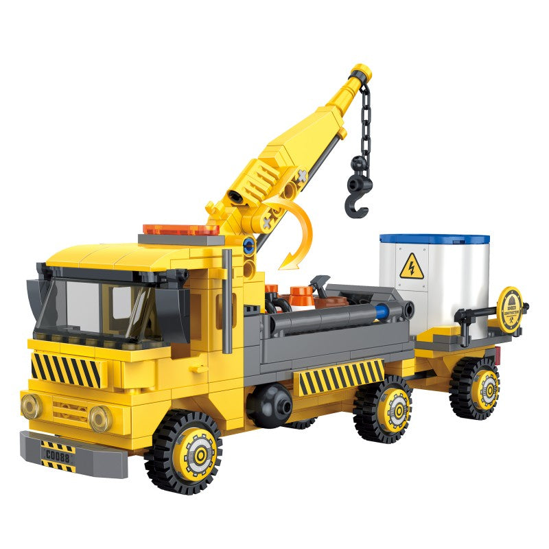 COGO 345PCS Creative Player Series Engineering Vehicle Building Blocks Toys