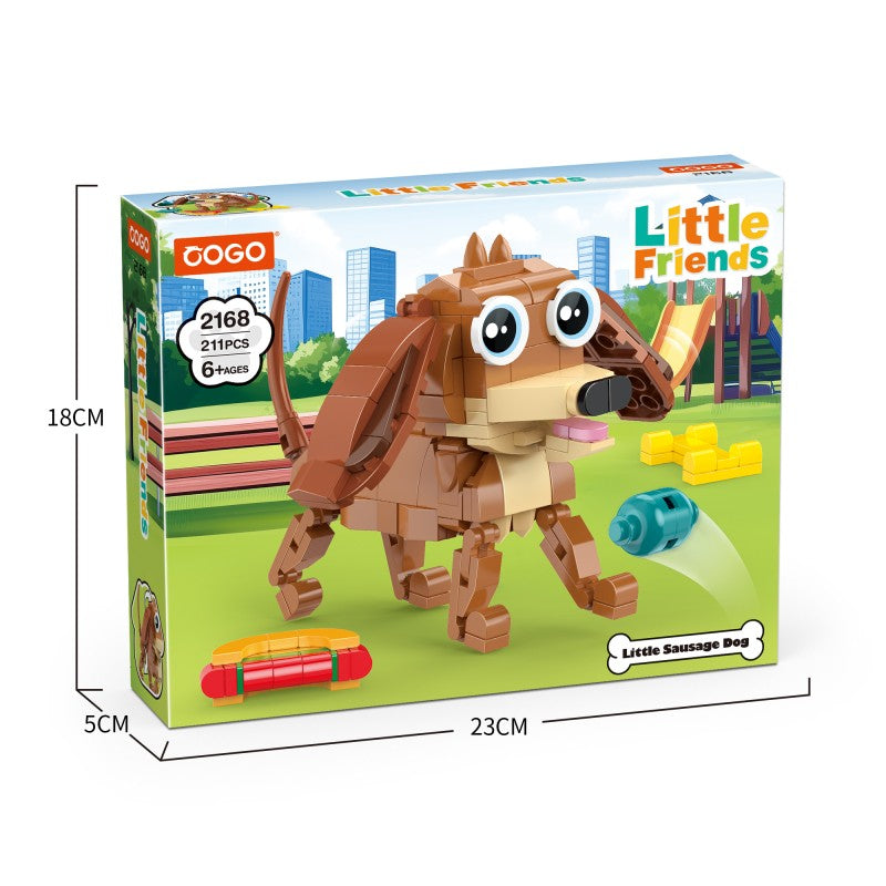 COGO 211PCS Little Friends Series Pet Building Blocks Toys