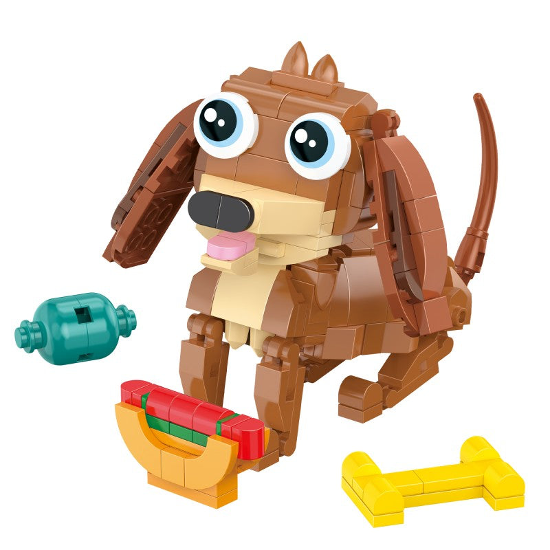 COGO 211PCS Little Friends Series Pet Building Blocks Toys