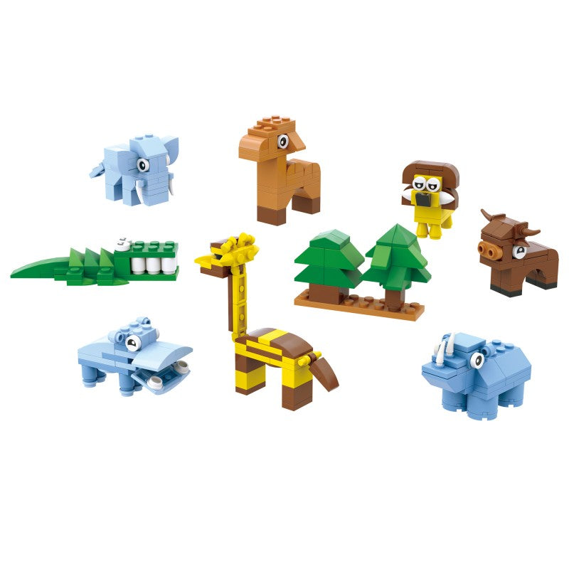 COGO 300PCS Let's Build Series DIY Animal Building Blocks Toys