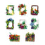 COGO 1046PCS The Florist Series Frame Building Blocks Toys