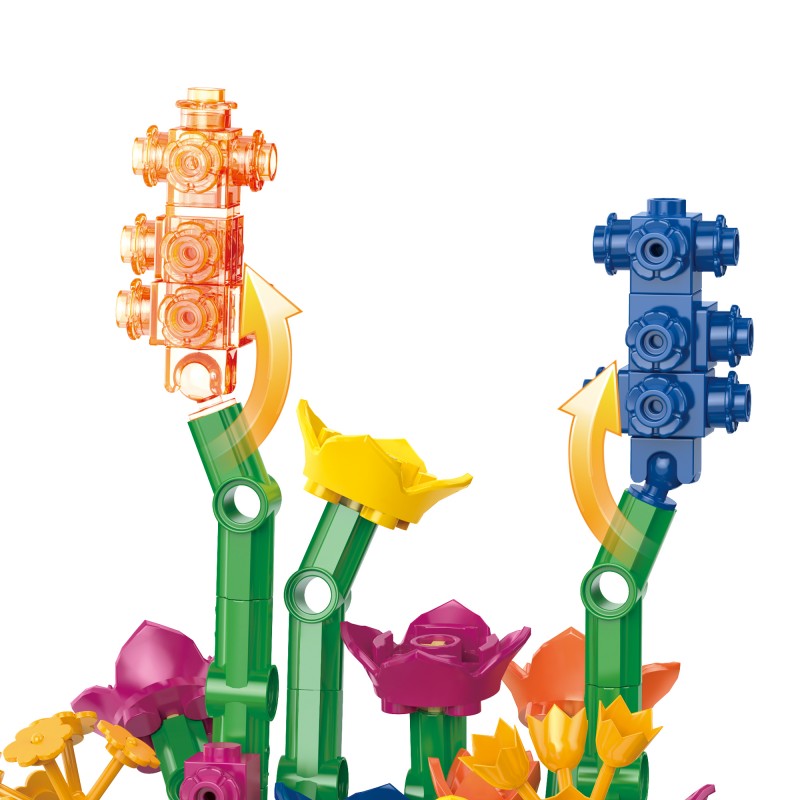 盆栽系列小颗粒积木-迷你插花盆栽/1054PCS