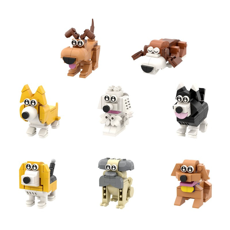 COGO 489PCS Little Friends Series Pet Building Blocks Toys