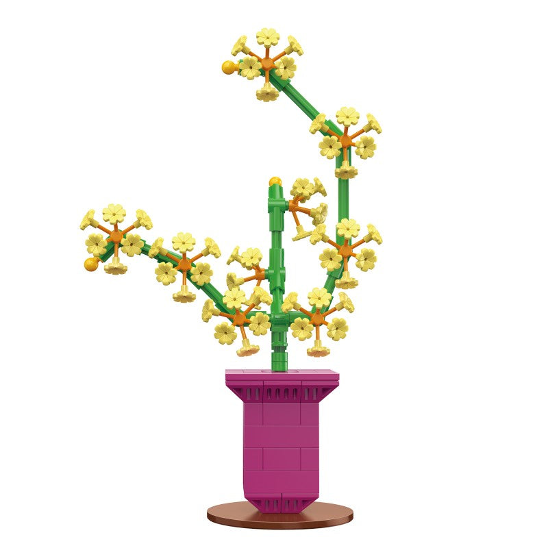COGO 146PCS The Florist Series Potted Plant Building Blocks Toys