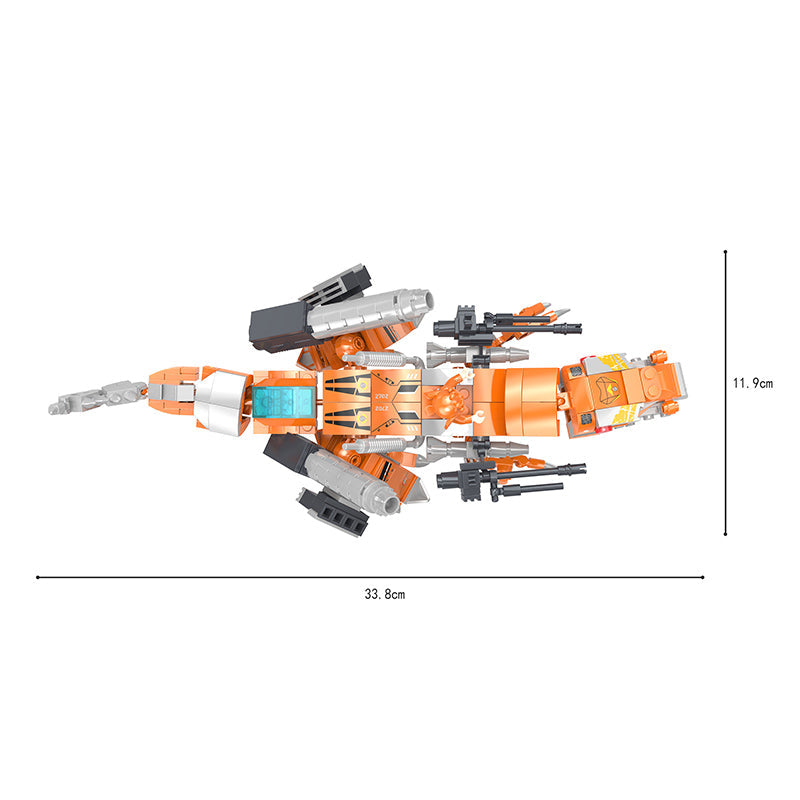 COGO 585PCS 机甲恐龙变形积木玩具