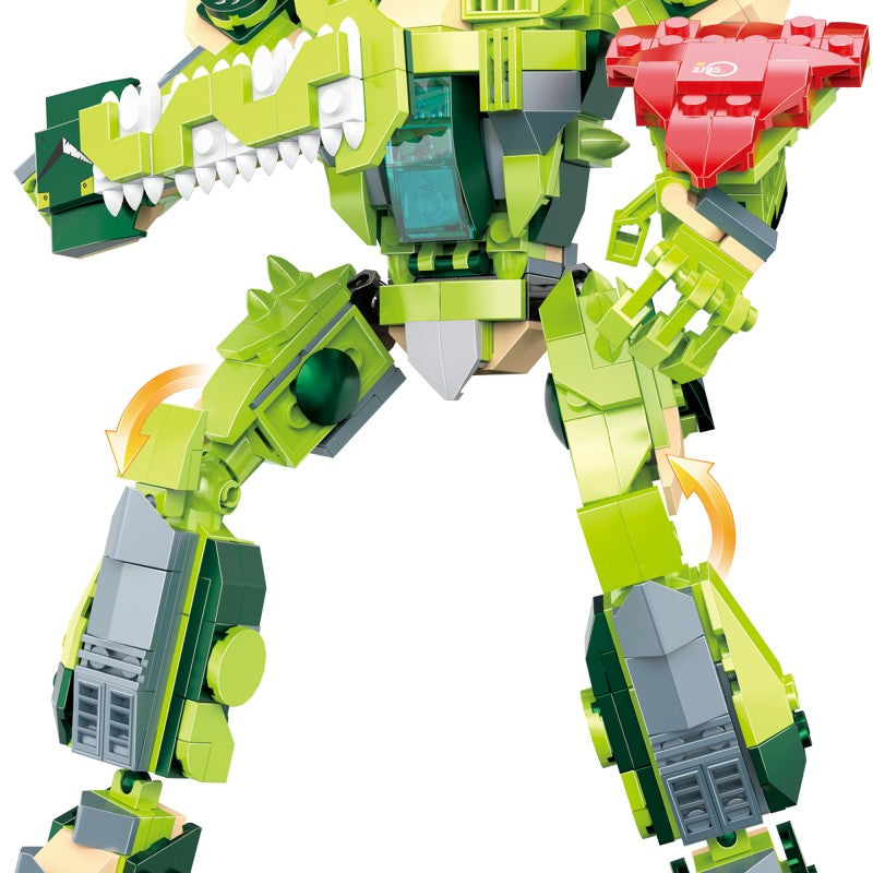COGO 611PCS Mechanical Dinosaur Series Building Blocks Toys