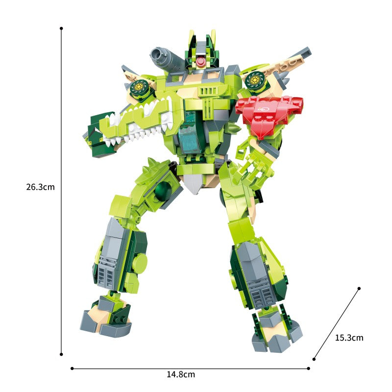 COGO 611PCS Mechanical Dinosaur Series Building Blocks Toys