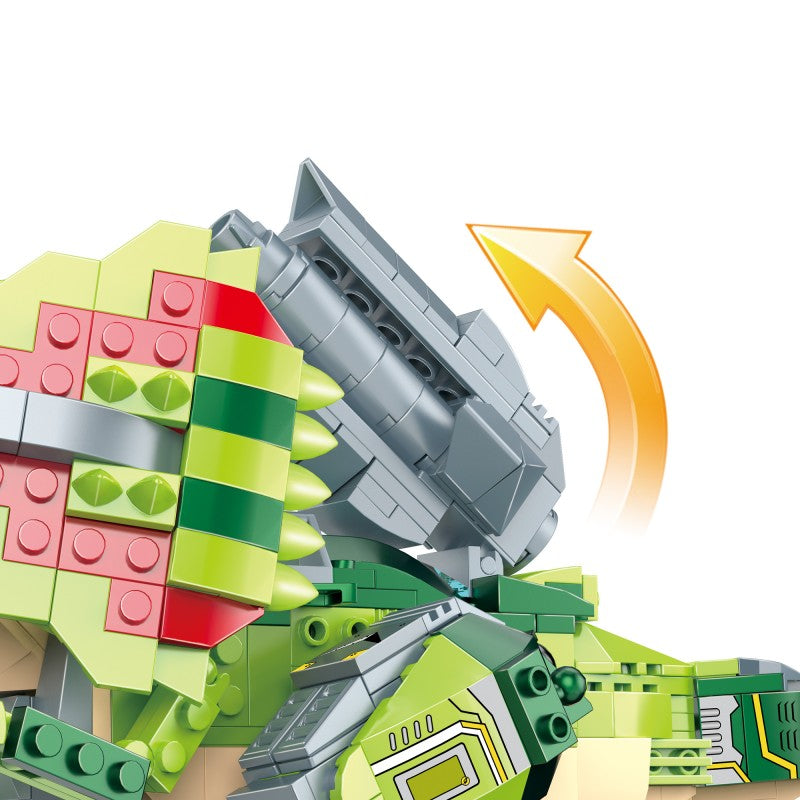 COGO 611PCS Mechanical Dinosaur Series Building Blocks Toys