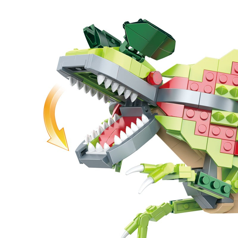 COGO 611PCS Mechanical Dinosaur Series Building Blocks Toys