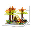 COGO 473PCS Forest Tent Camping Building Blocks Toys