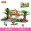 COGO 827PCS Holiday Camper Van Tour Building Blocks Toys