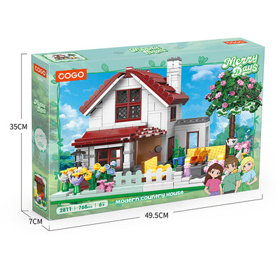 COGO 768PCS Modern house Building Blocks Toys