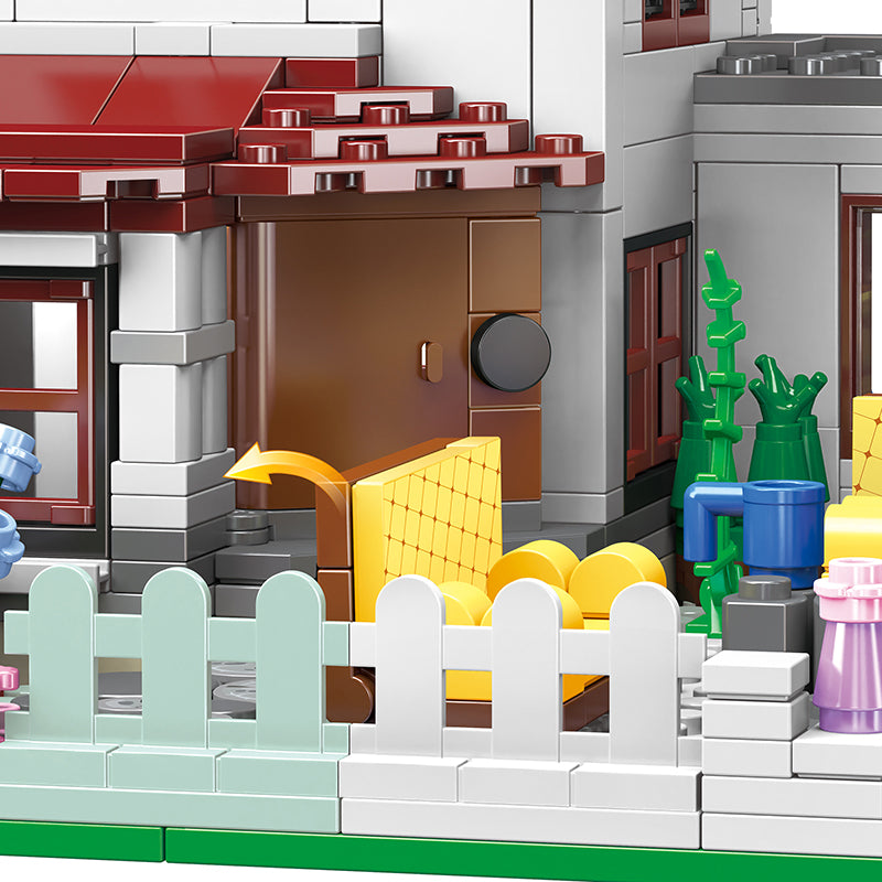 COGO 768PCS Modern house Building Blocks Toys