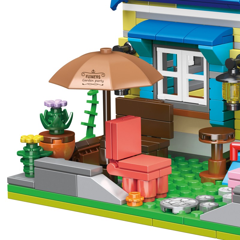 COGO 792PCS Garden House Block Building Blocks Toys